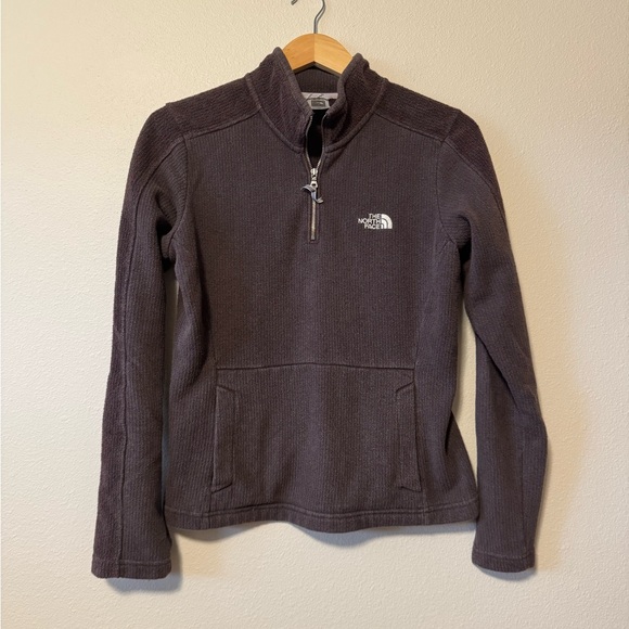 5/$55 !! 💥 The North Face Women's brown Quarter-Zip Sweater - Picture 1 of 3